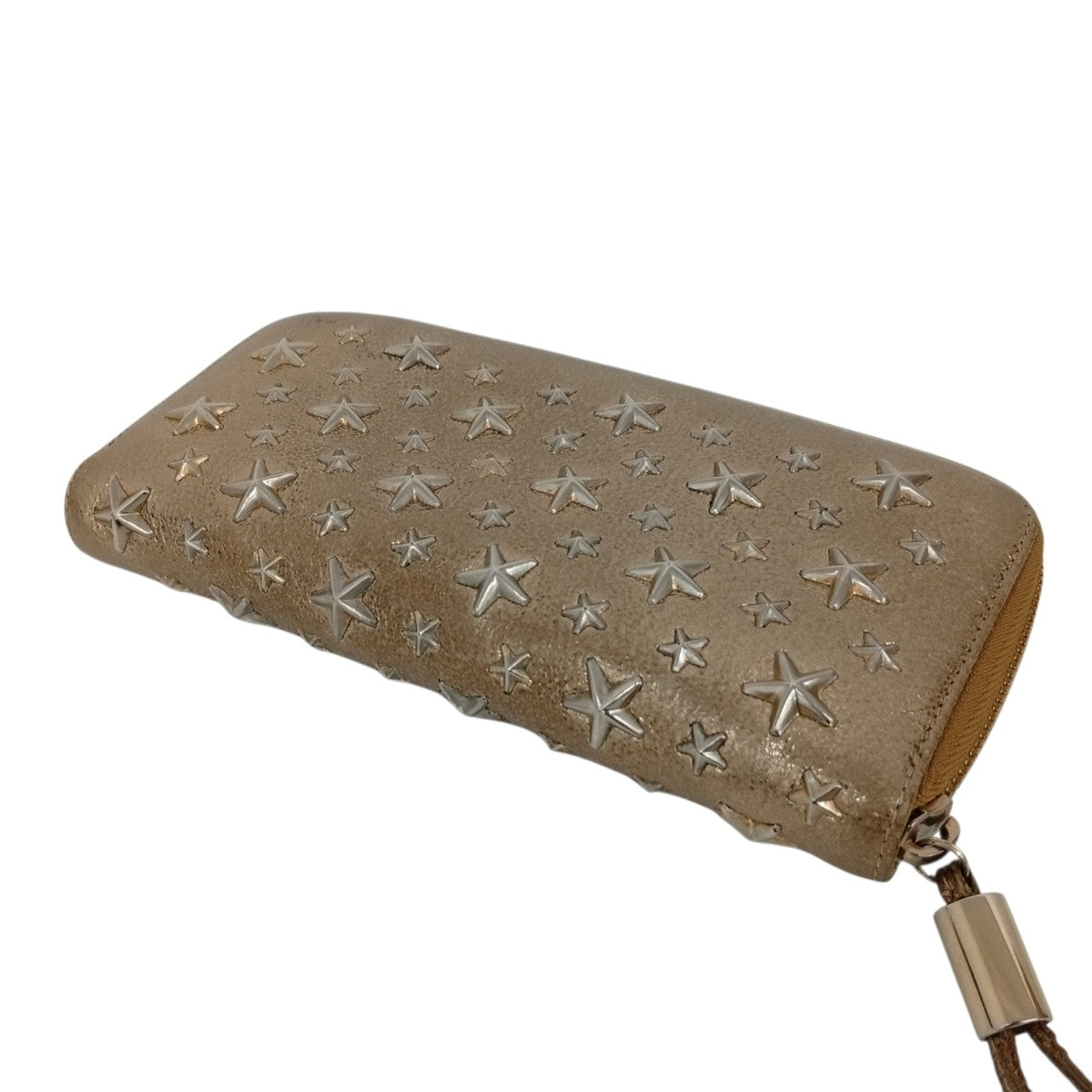 JIMMY CHOO スタースタッズラウンドファスナー財布 古着・中古-3枚目のアイテム画像