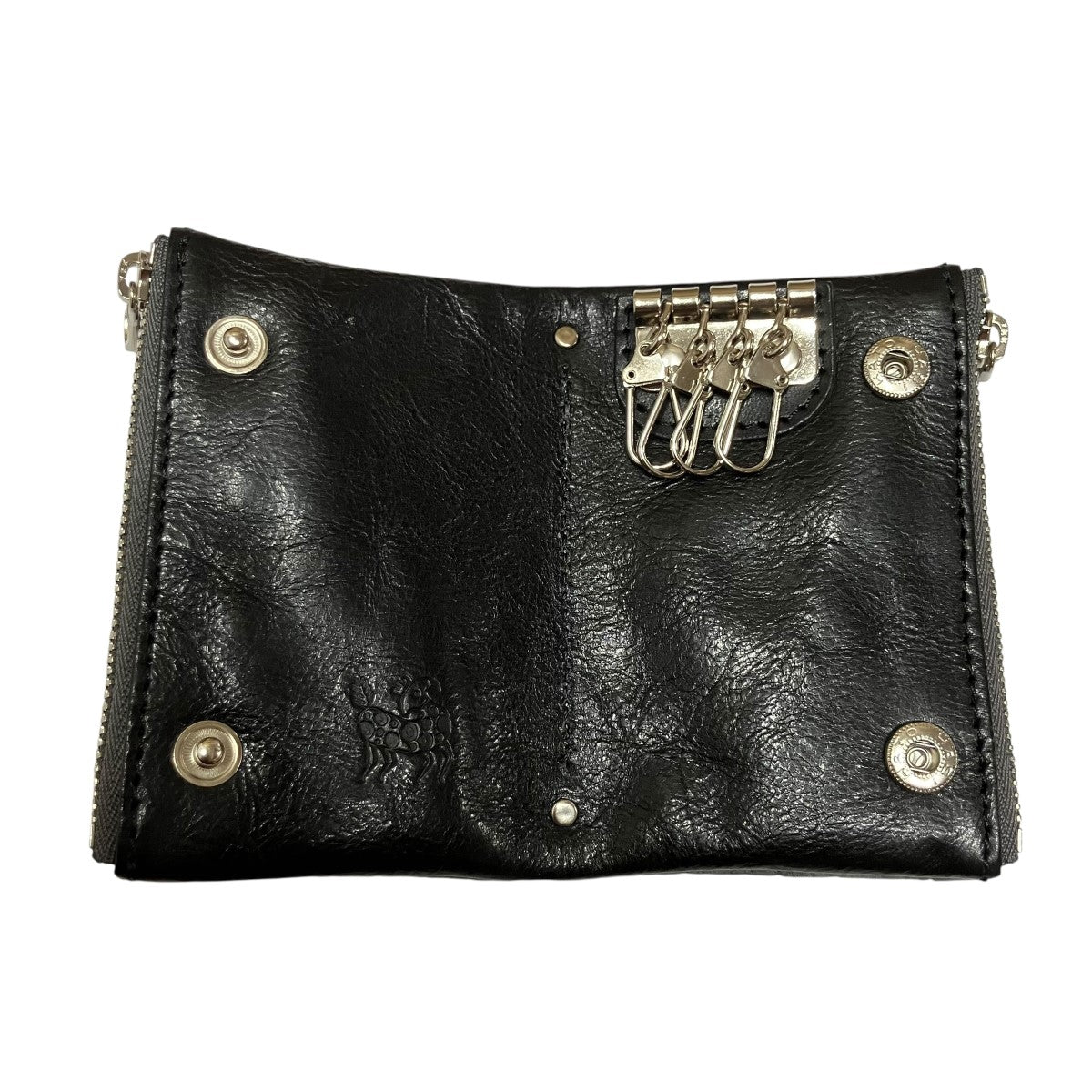 ZOO LEATHER PRODUCTS(ズーレザープロダクト) カバ革コインケース付き