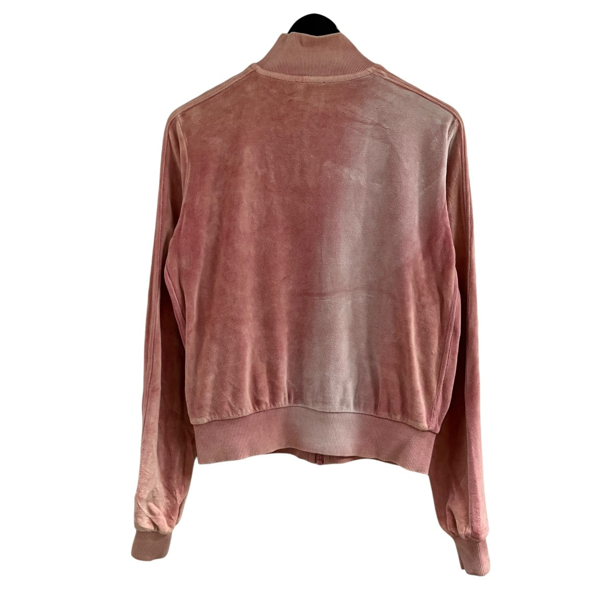 DIESEL ラインストーンロゴ ベロアジップジャケット 古着・中古-3枚目のアイテム画像