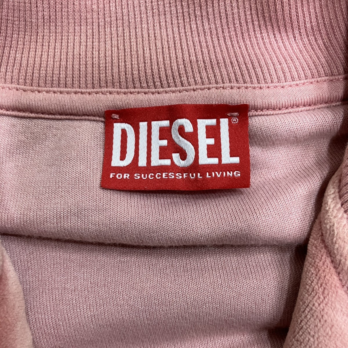 DIESEL ラインストーンロゴ ベロアジップジャケット 古着・中古-5枚目のアイテム画像