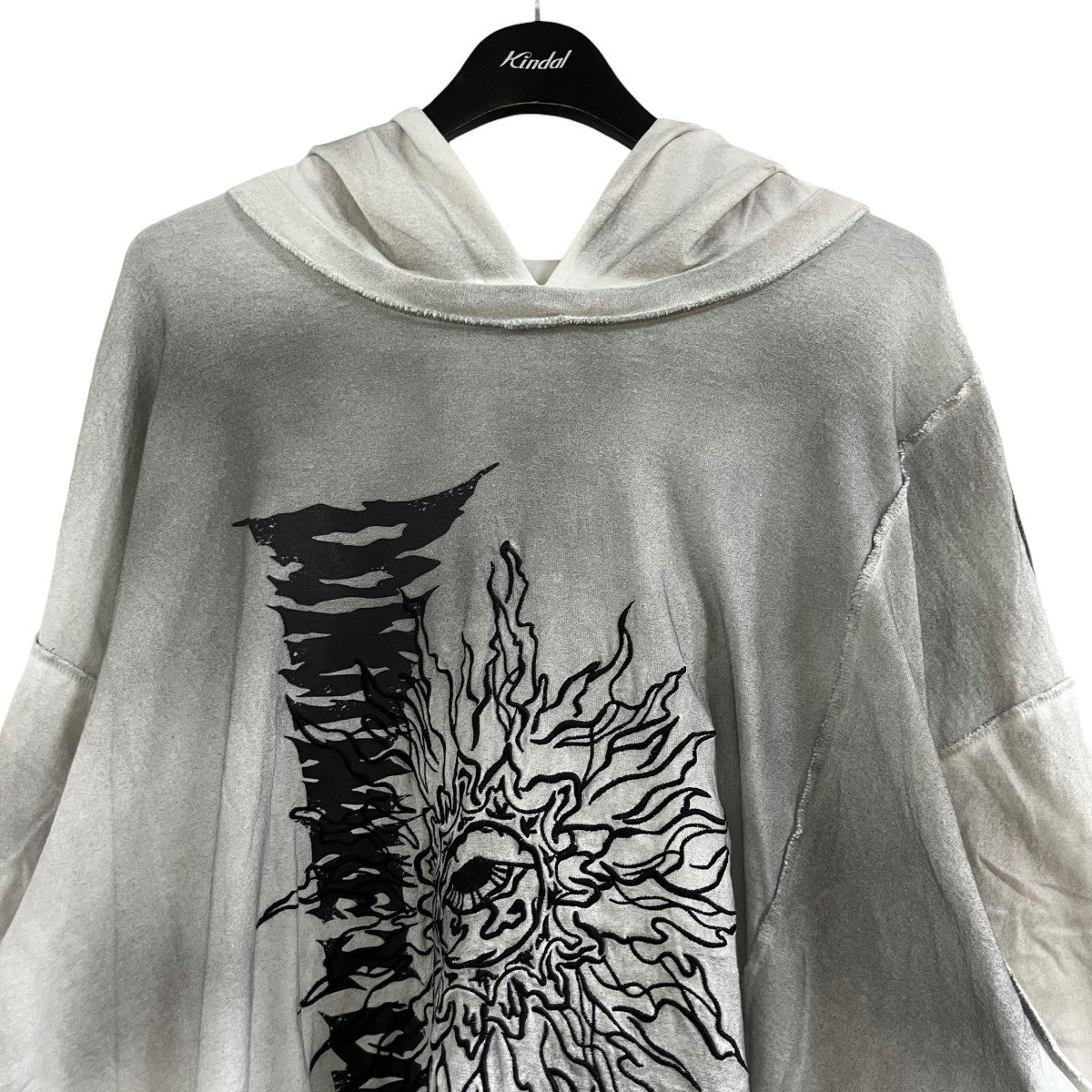 adonisorbitproject Tシャツレイヤードフーデッドカットソー パーカー 古着・中古-2枚目のアイテム画像