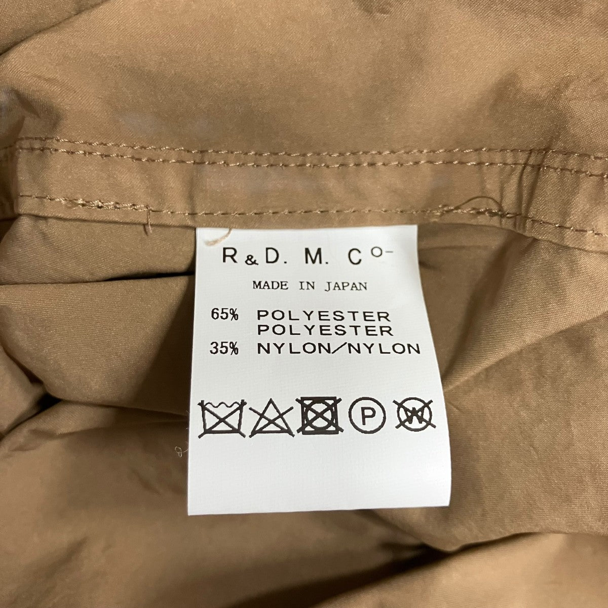 R＆D．M．Co-OLDMAN’S TAILOR ガーメントダイ ワンピース 古着・中古-6枚目のアイテム画像