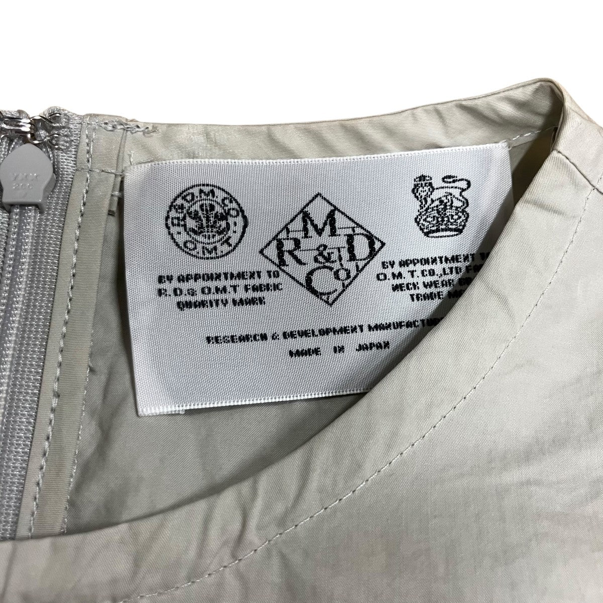 R＆D．M．Co-OLDMAN’S TAILOR 製品染めワンピース 古着・中古-5枚目のアイテム画像