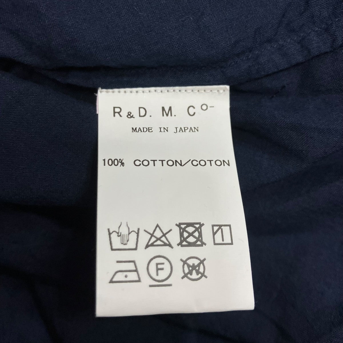 R＆D．M．Co-OLDMAN’S TAILOR ピエロカラーノースリーブブラウス 古着・中古-6枚目のアイテム画像