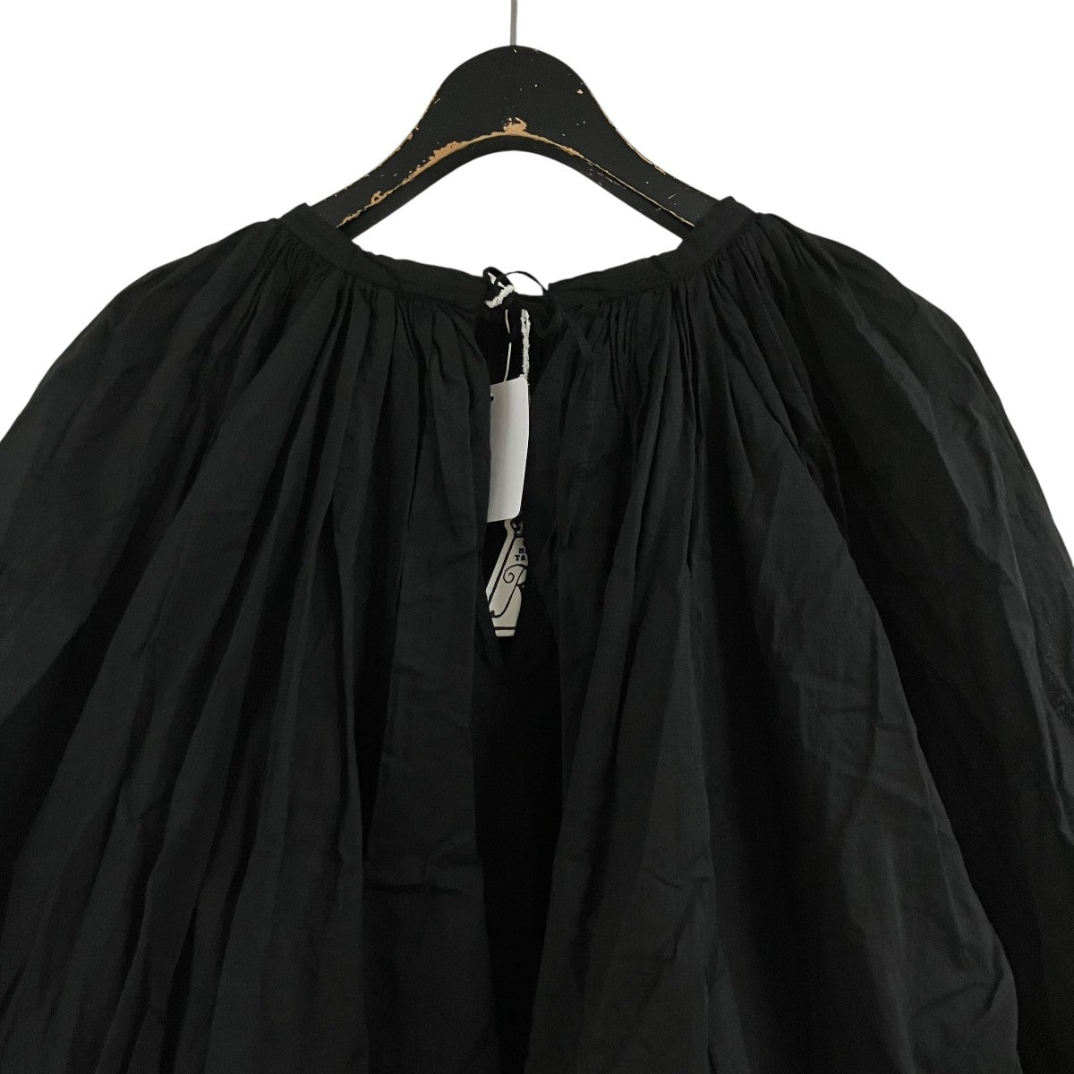 R＆D．M．Co-OLDMAN’S TAILOR ガーメントダイギャザースモック 古着・中古-4枚目のアイテム画像