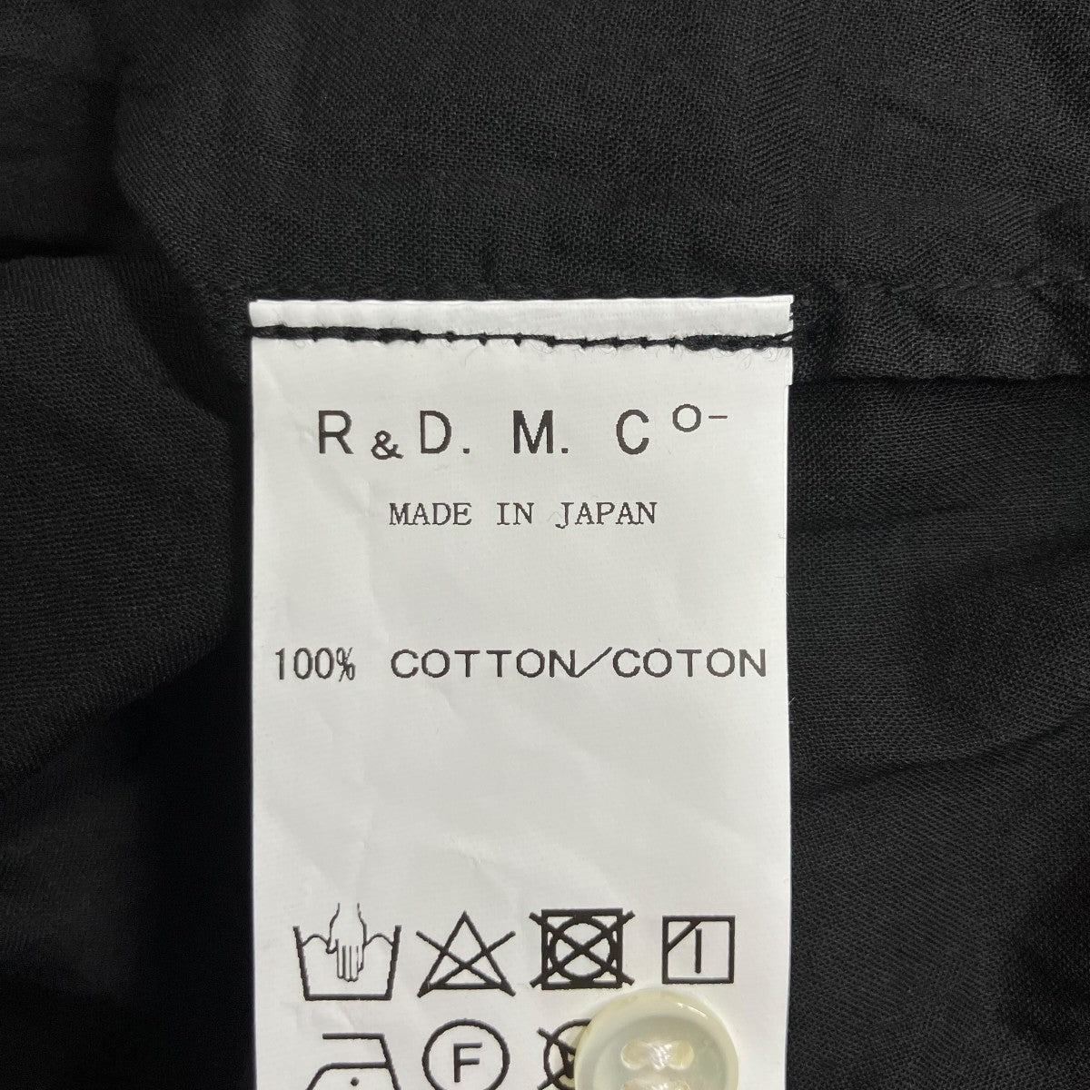 R＆D．M．Co-OLDMAN’S TAILOR ガーメントダイギャザースモック 古着・中古-6枚目のアイテム画像
