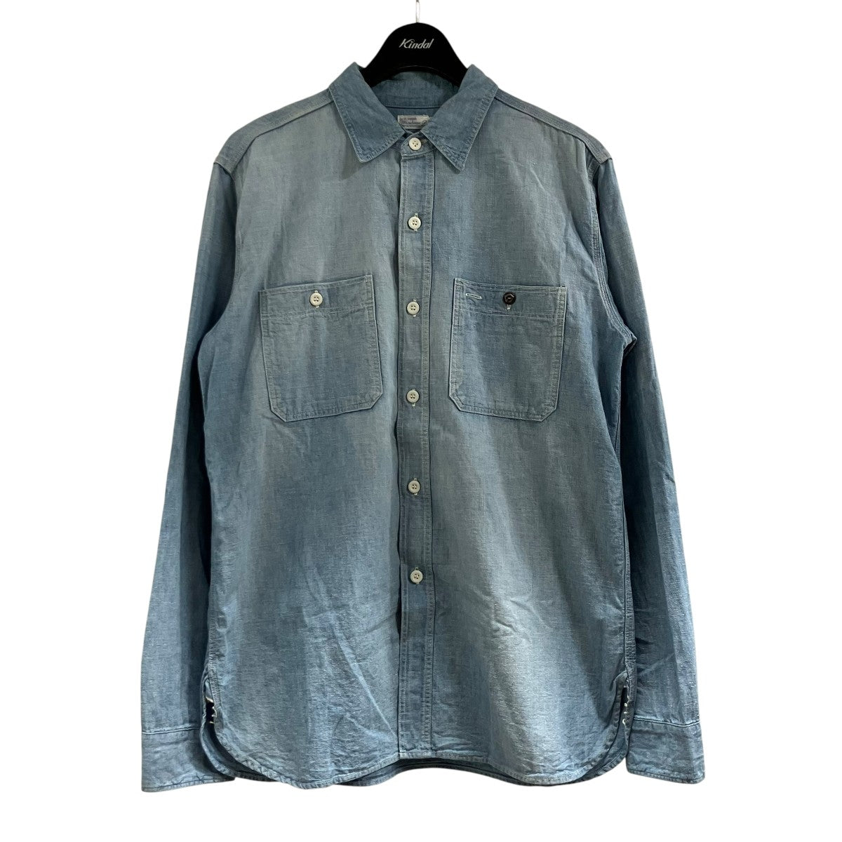 WAREHOUSE デニムシャツ 古着・中古-1枚目のアイテム画像