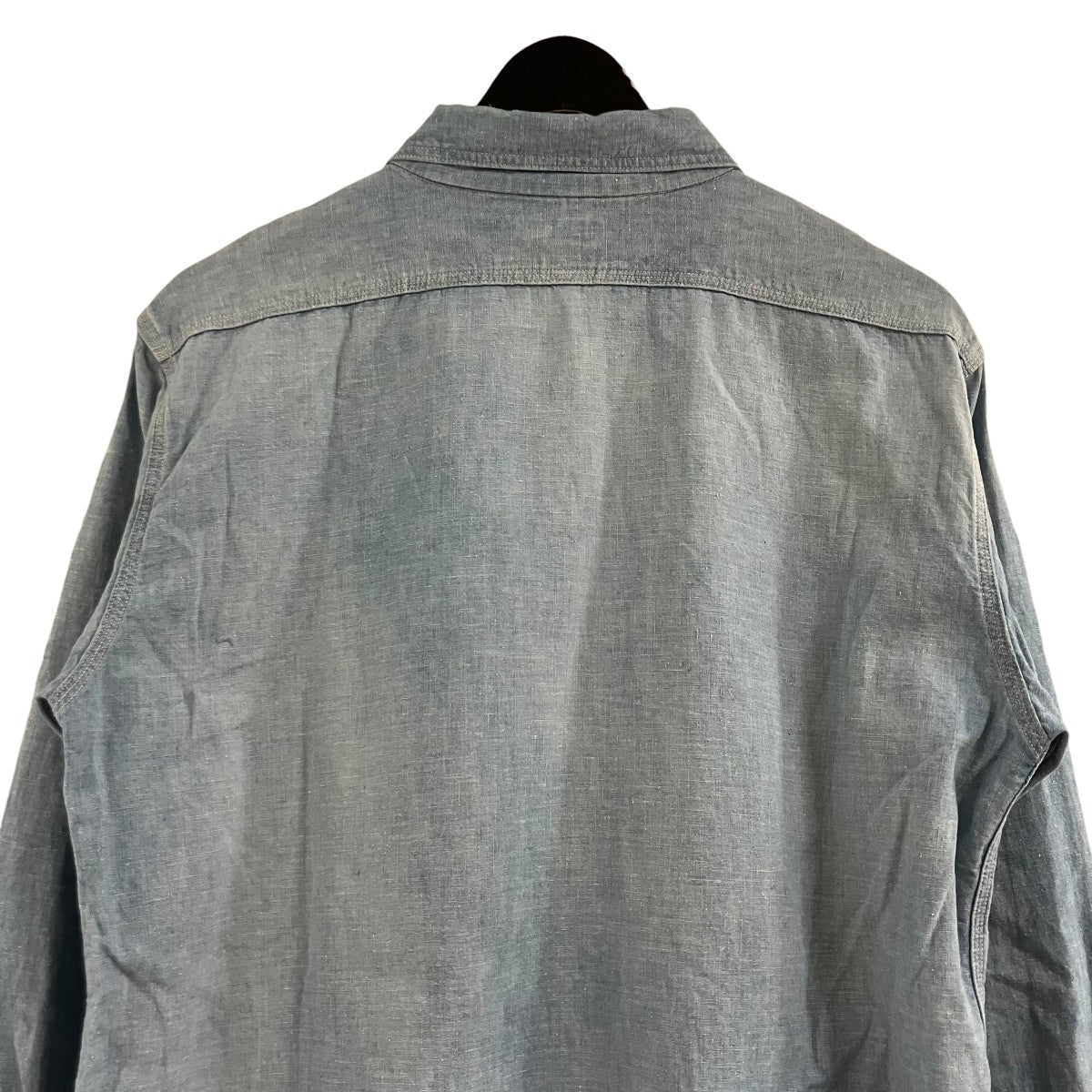 WAREHOUSE デニムシャツ 古着・中古-4枚目のアイテム画像