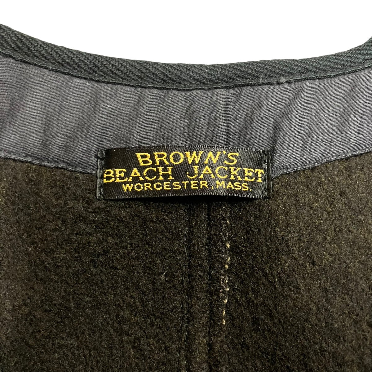 BROWN'S BEACH JACKET(ブラウンズビーチジャケット) 裏起毛ウール