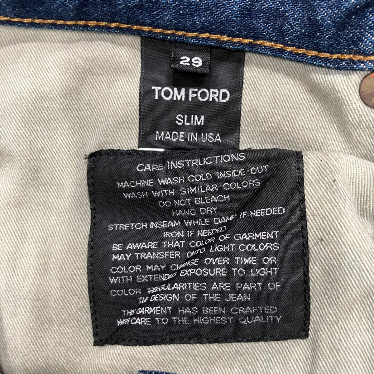 TOM FORD(トムフォード) デニムパンツ インディゴ サイズ 28｜【公式