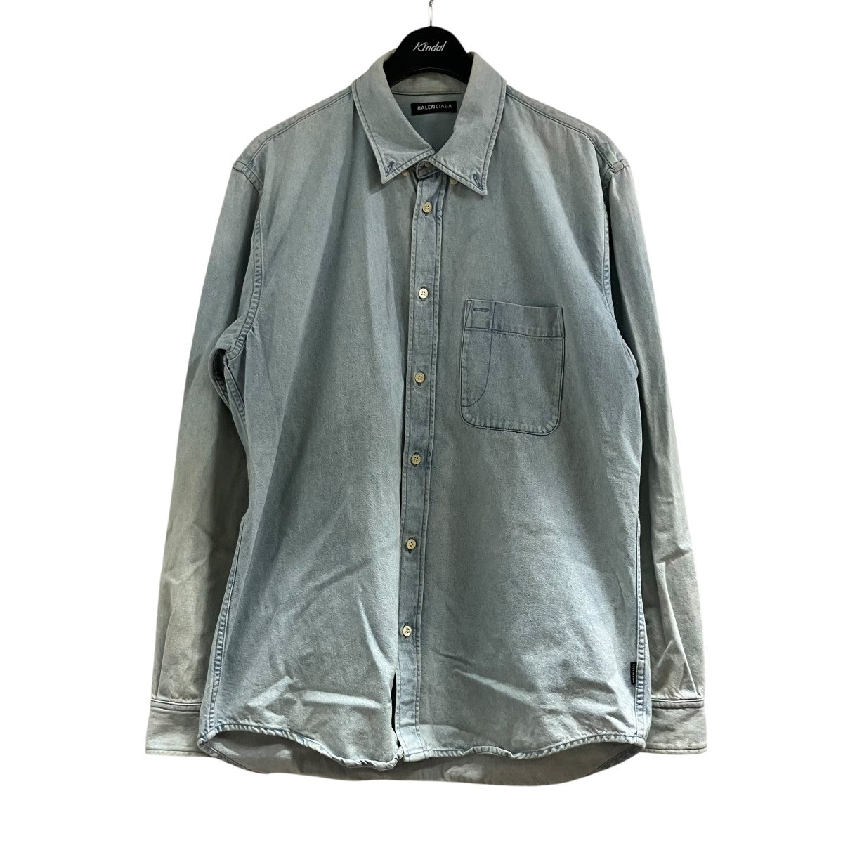 BALENCIAGA バックロゴデニムシャツ 古着・中古-1枚目のアイテム画像