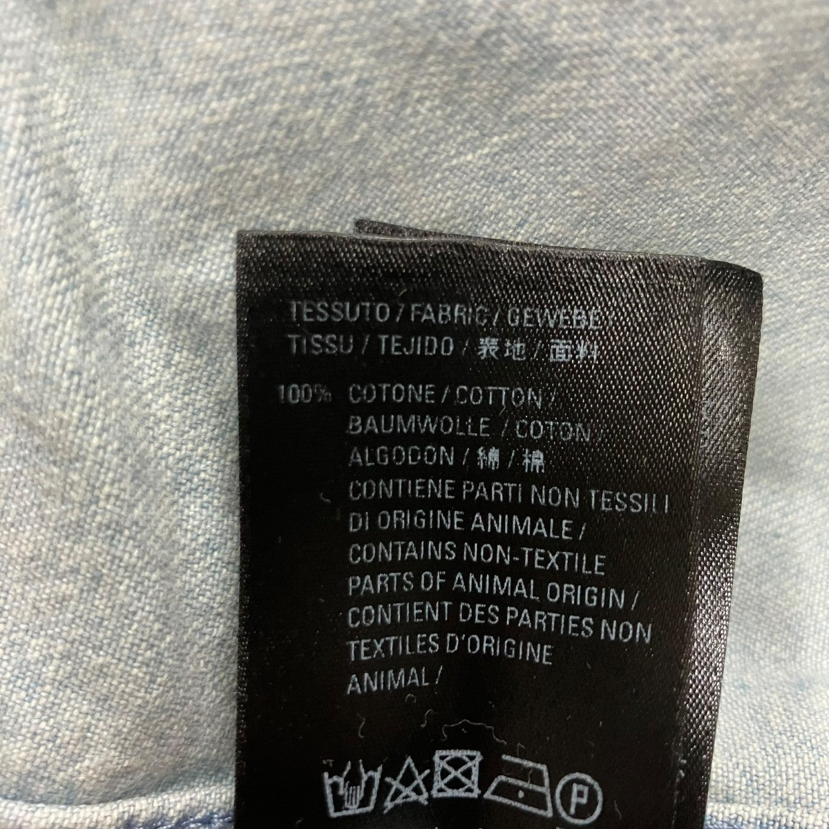 BALENCIAGA バックロゴデニムシャツ 古着・中古-7枚目のアイテム画像