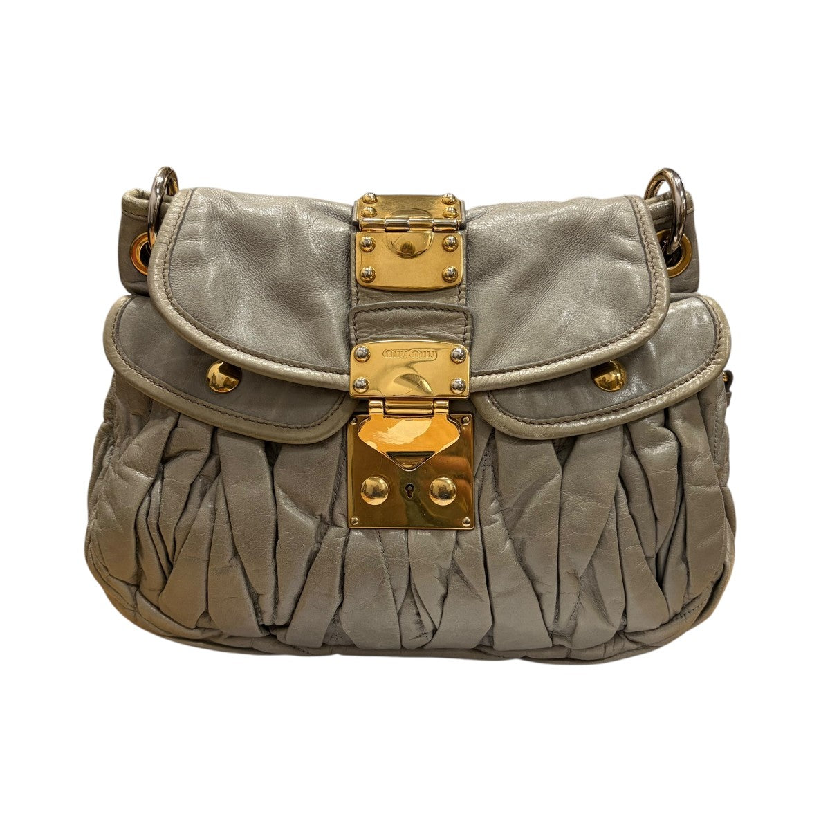 MIU MIU マテラッセ2WAYバッグ 古着・中古-2枚目のアイテム画像