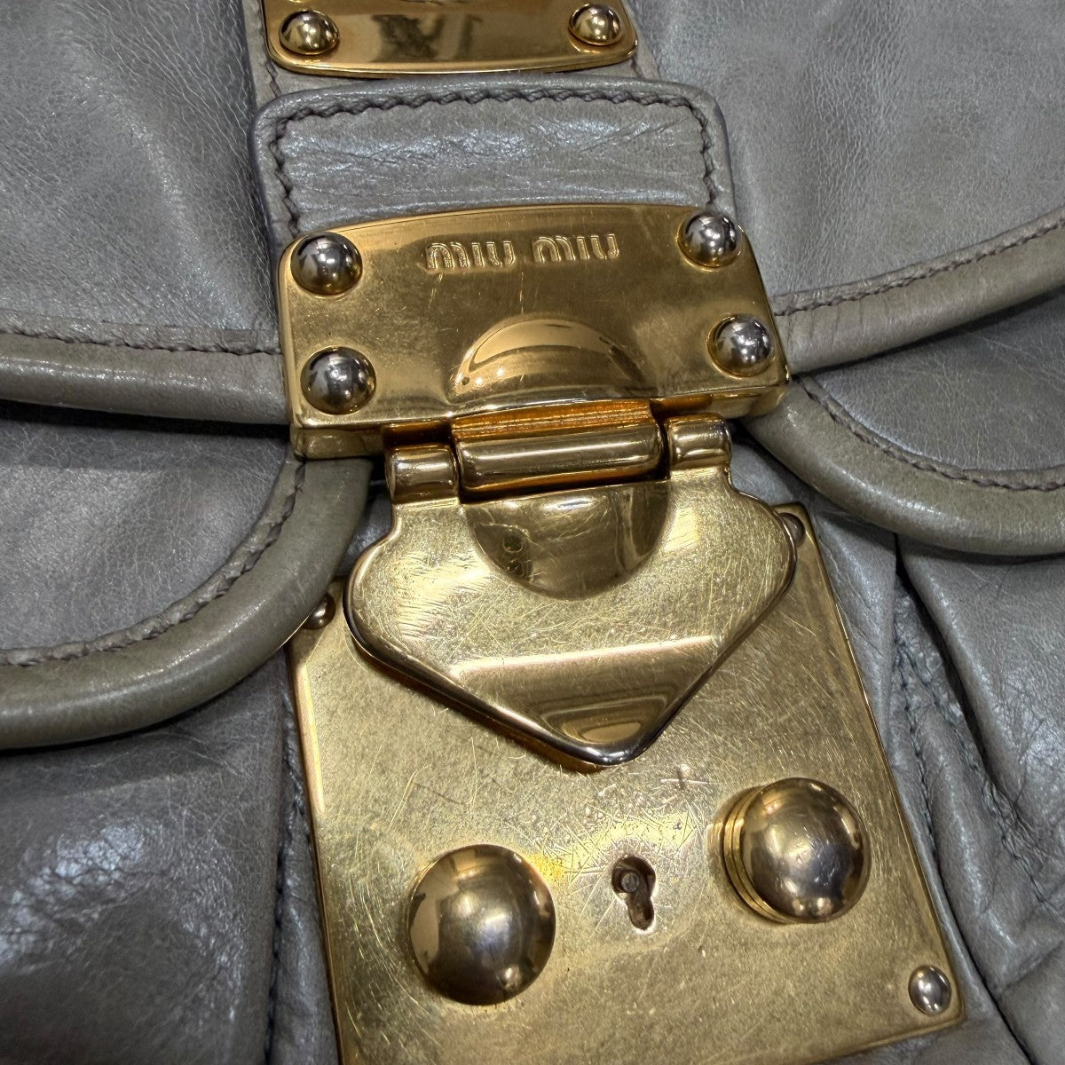 MIU MIU マテラッセ2WAYバッグ 古着・中古-8枚目のアイテム画像