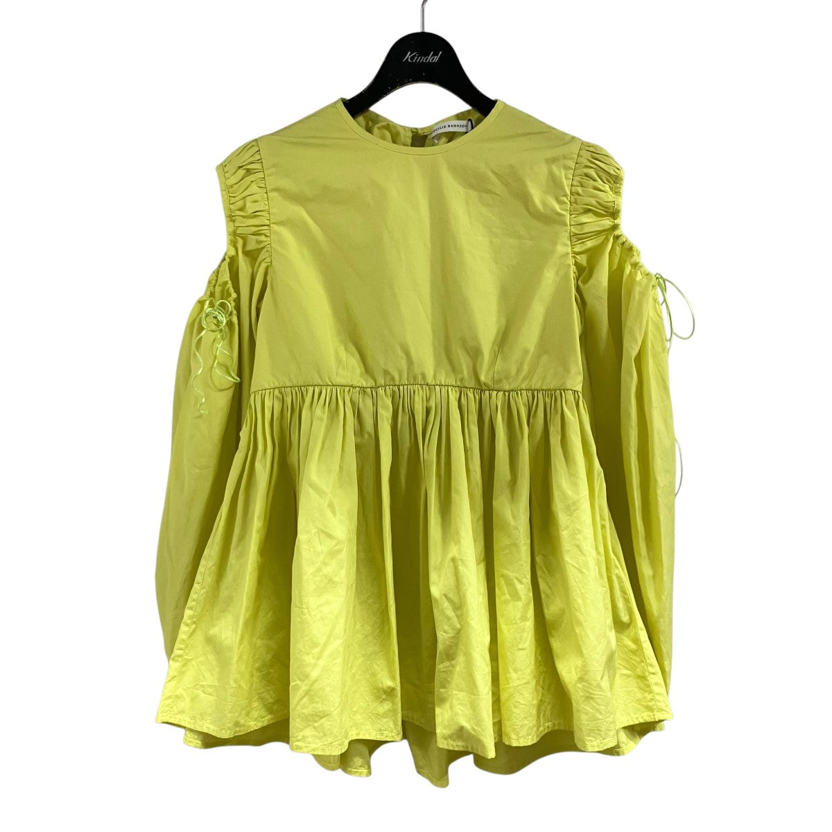 Cecilie Bahnsen パフスリーブ バックオープントップ 古着・中古-1枚目のアイテム画像