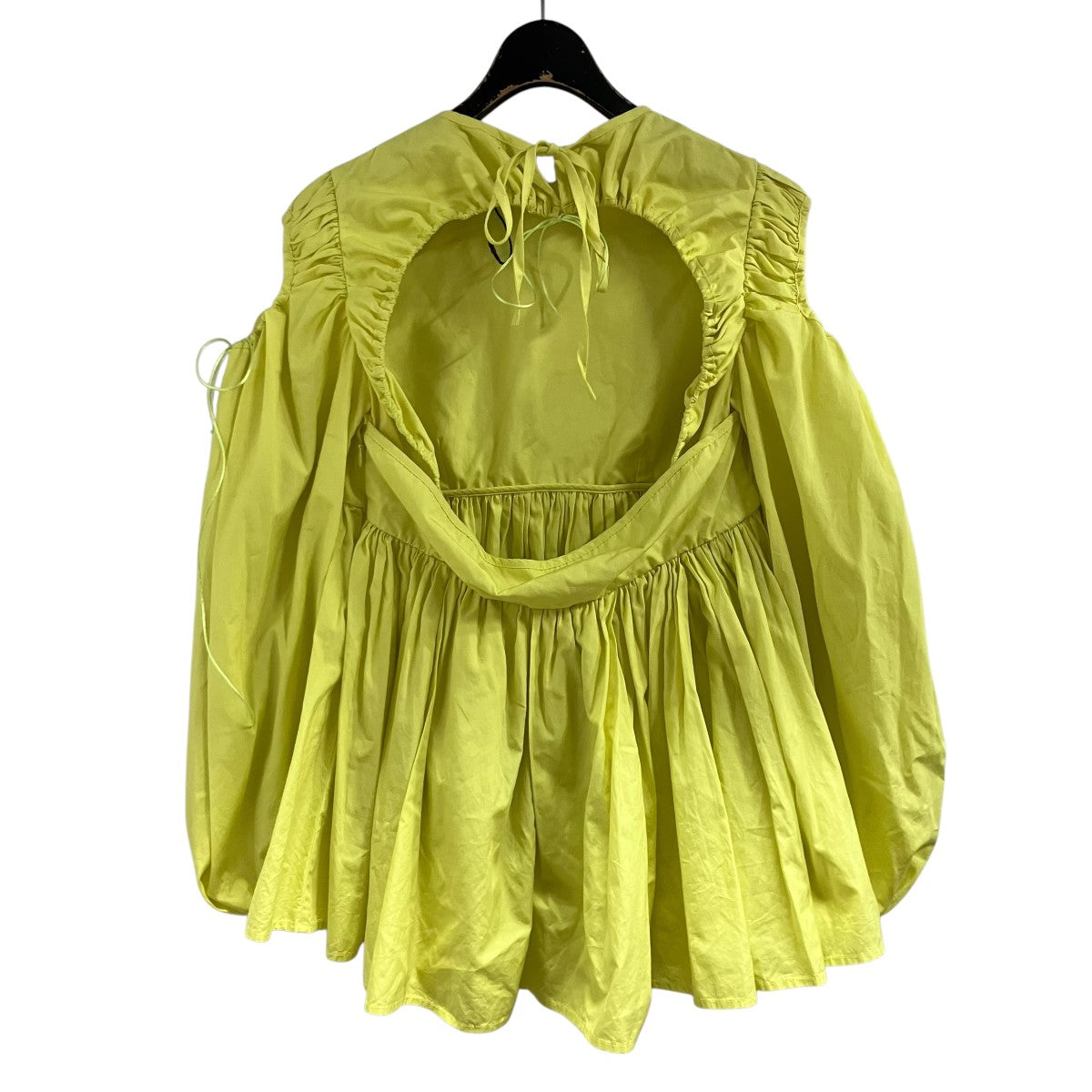 Cecilie Bahnsen パフスリーブ バックオープントップ 古着・中古-3枚目のアイテム画像