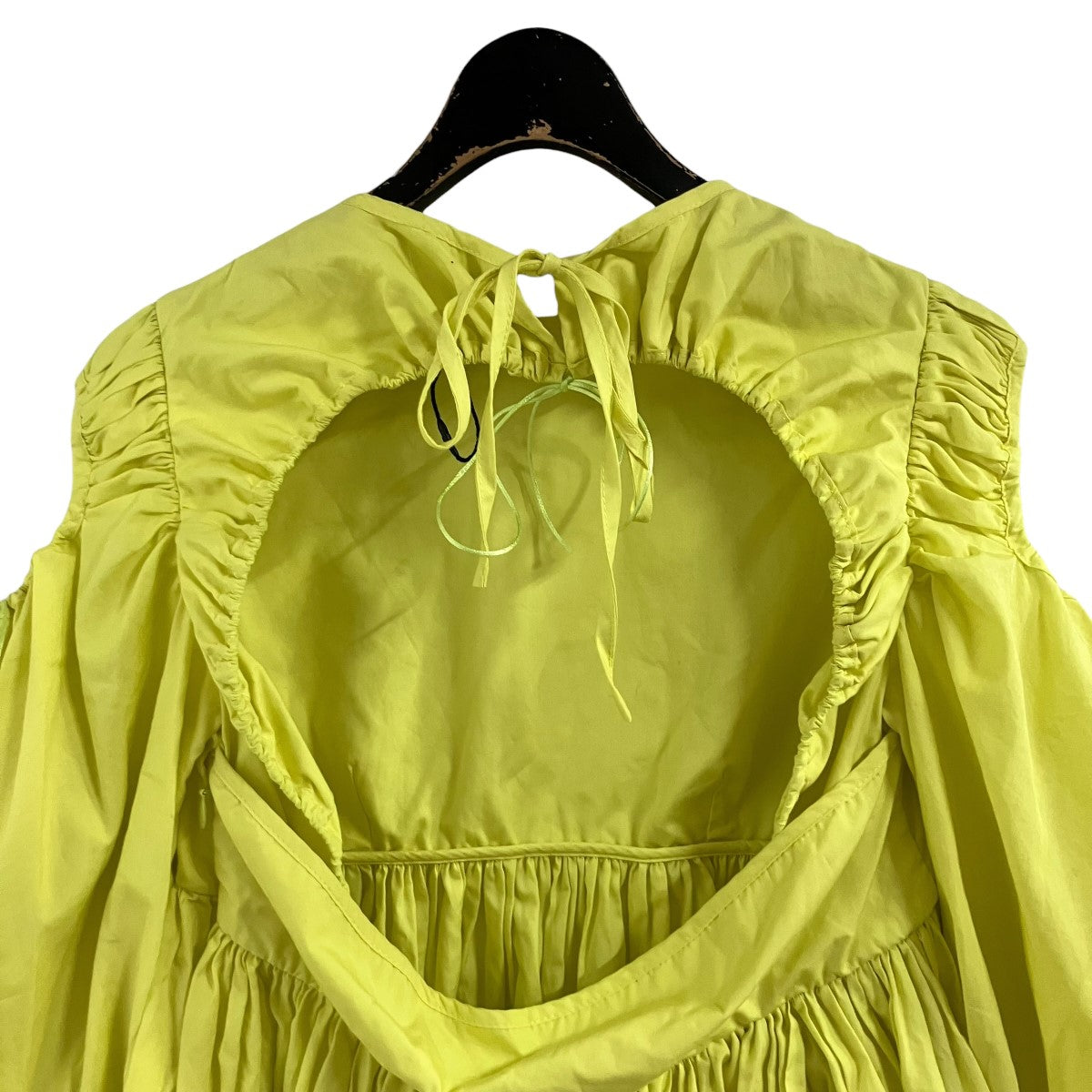 Cecilie Bahnsen パフスリーブ バックオープントップ 古着・中古-4枚目のアイテム画像