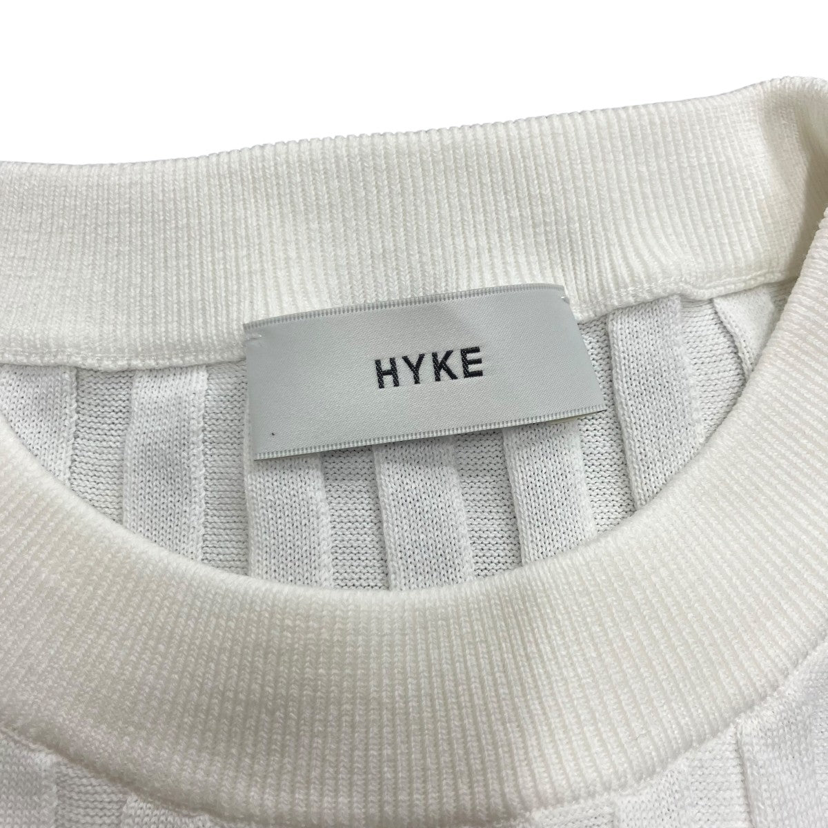 HYKE リブTシャツ 古着・中古-5枚目のアイテム画像