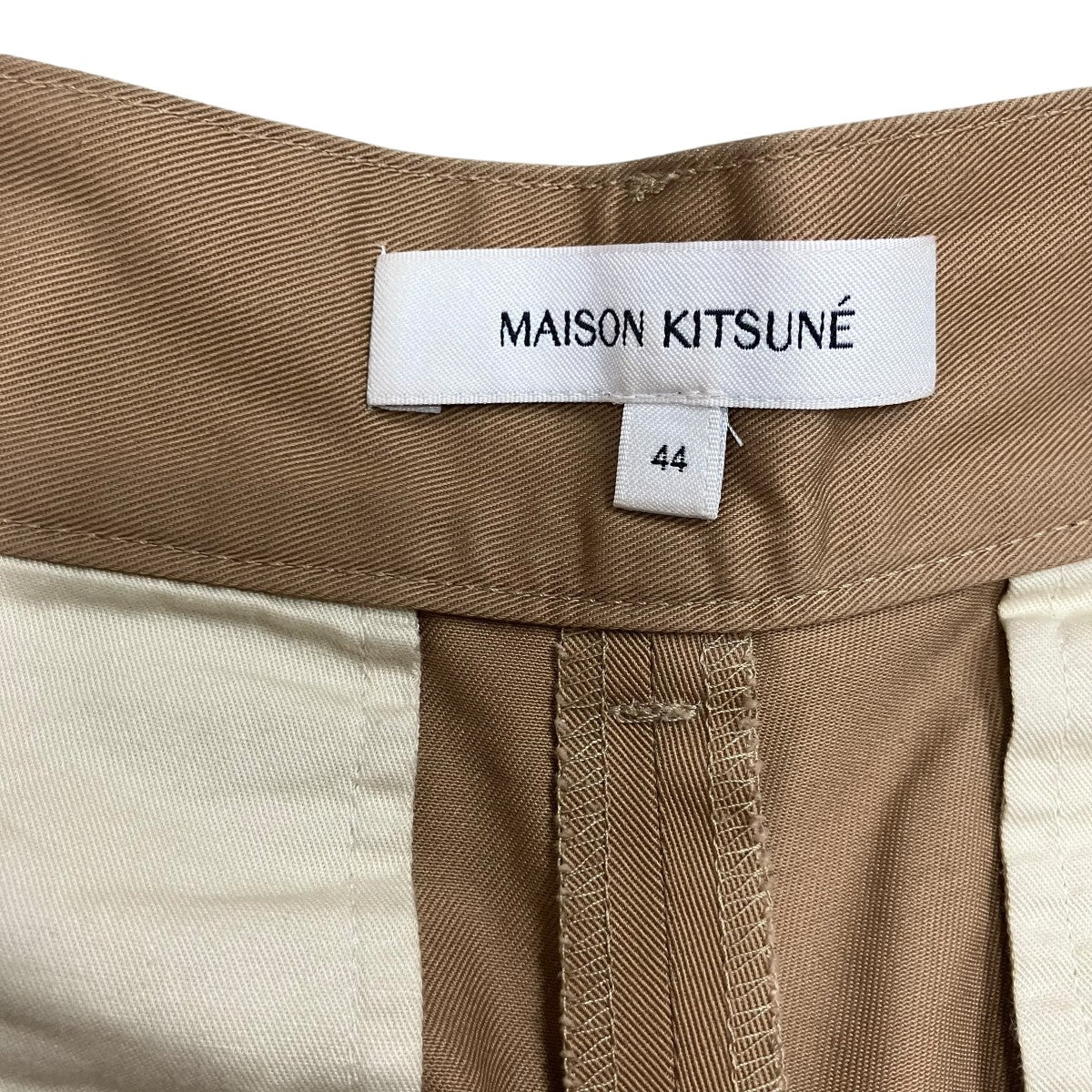 MAISON KITSUNE チノキャロットパンツ 古着・中古-6枚目のアイテム画像