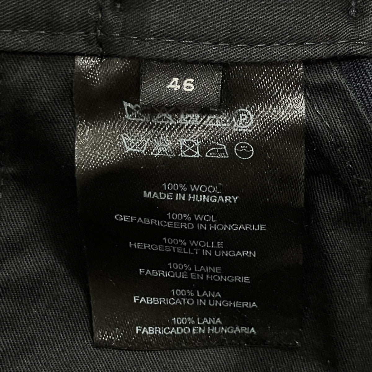DRIES VAN NOTEN カーゴスラックス 古着・中古-7枚目のアイテム画像