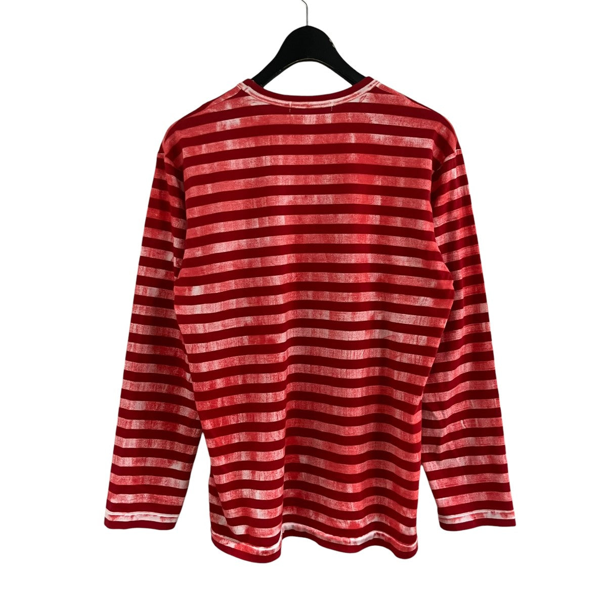 COMME des GARCONS ガーメントダイドボーダーTシャツ 古着・中古-3枚目のアイテム画像