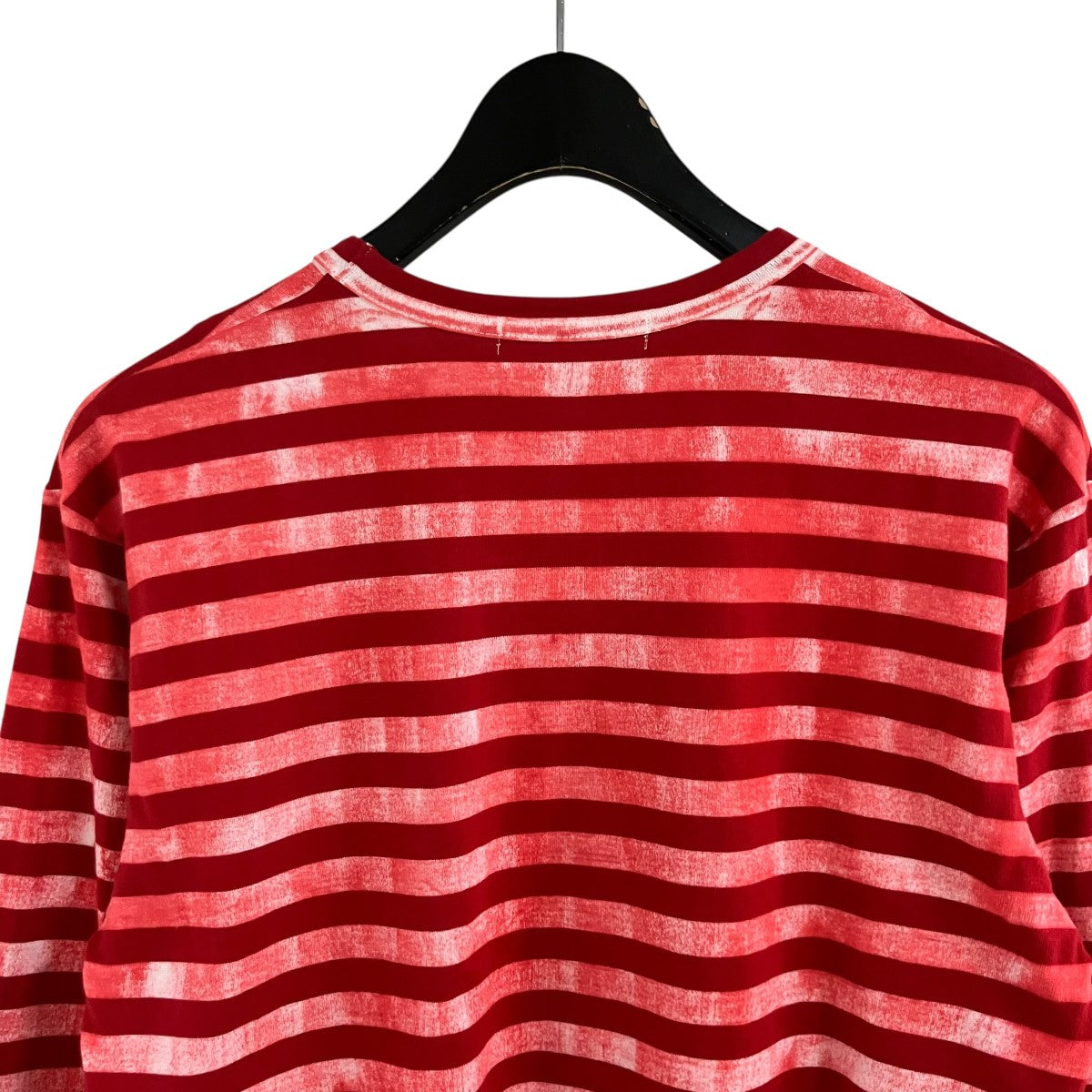 COMME des GARCONS ガーメントダイドボーダーTシャツ 古着・中古-4枚目のアイテム画像