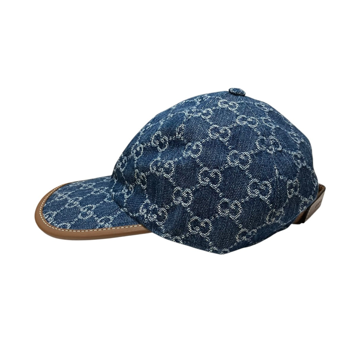 GUCCI(グッチ) GG柄デニムキャップ 816450 インディゴ サイズ S