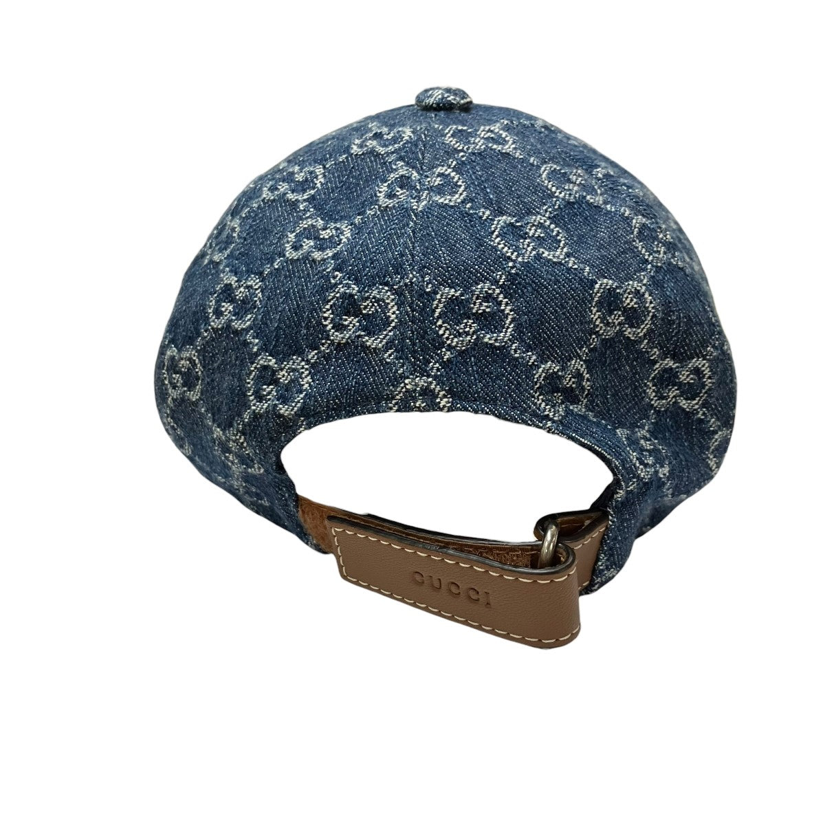 GUCCI GG柄デニムキャップ 古着・中古-4枚目のアイテム画像