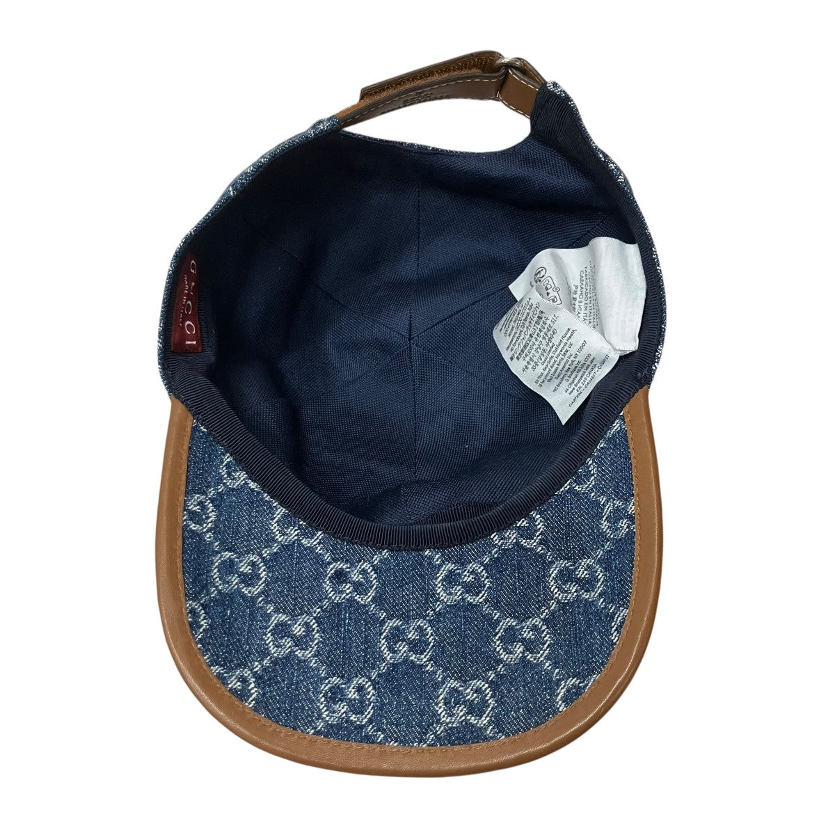 GUCCI(グッチ) GG柄デニムキャップ 816450 インディゴ サイズ S