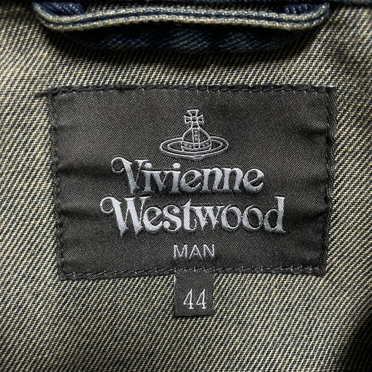 Vivienne Westwood man フェード加工クロップドデニムジャケット 古着・中古-5枚目のアイテム画像
