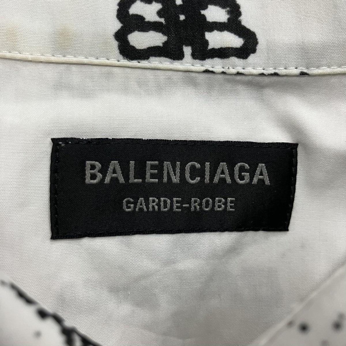 BALENCIAGA ロゴ総柄シャツ 古着・中古-6枚目のアイテム画像