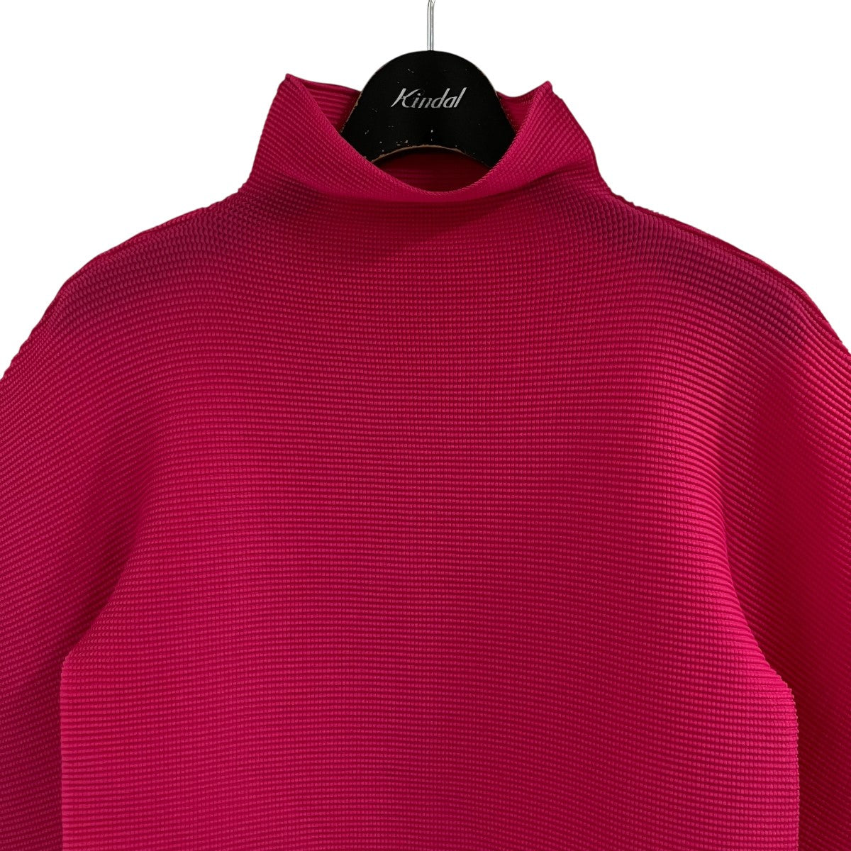me ISSEY MIYAKE プリーツタートルネックカットソー 古着・中古-2枚目のアイテム画像