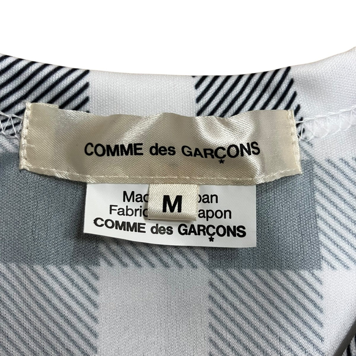 コムデギャルソン 今期AW新品未使用 チェック柄半袖Tシャツ COMME des GARCONS(コムデギャルソン) 25AW ギンガムチェック柄