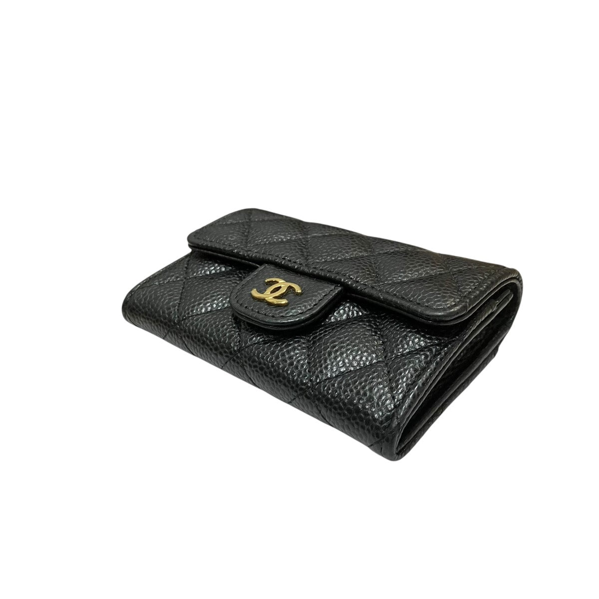 CHANEL ココマークキャビアスキンカードケース 古着・中古-3枚目のアイテム画像