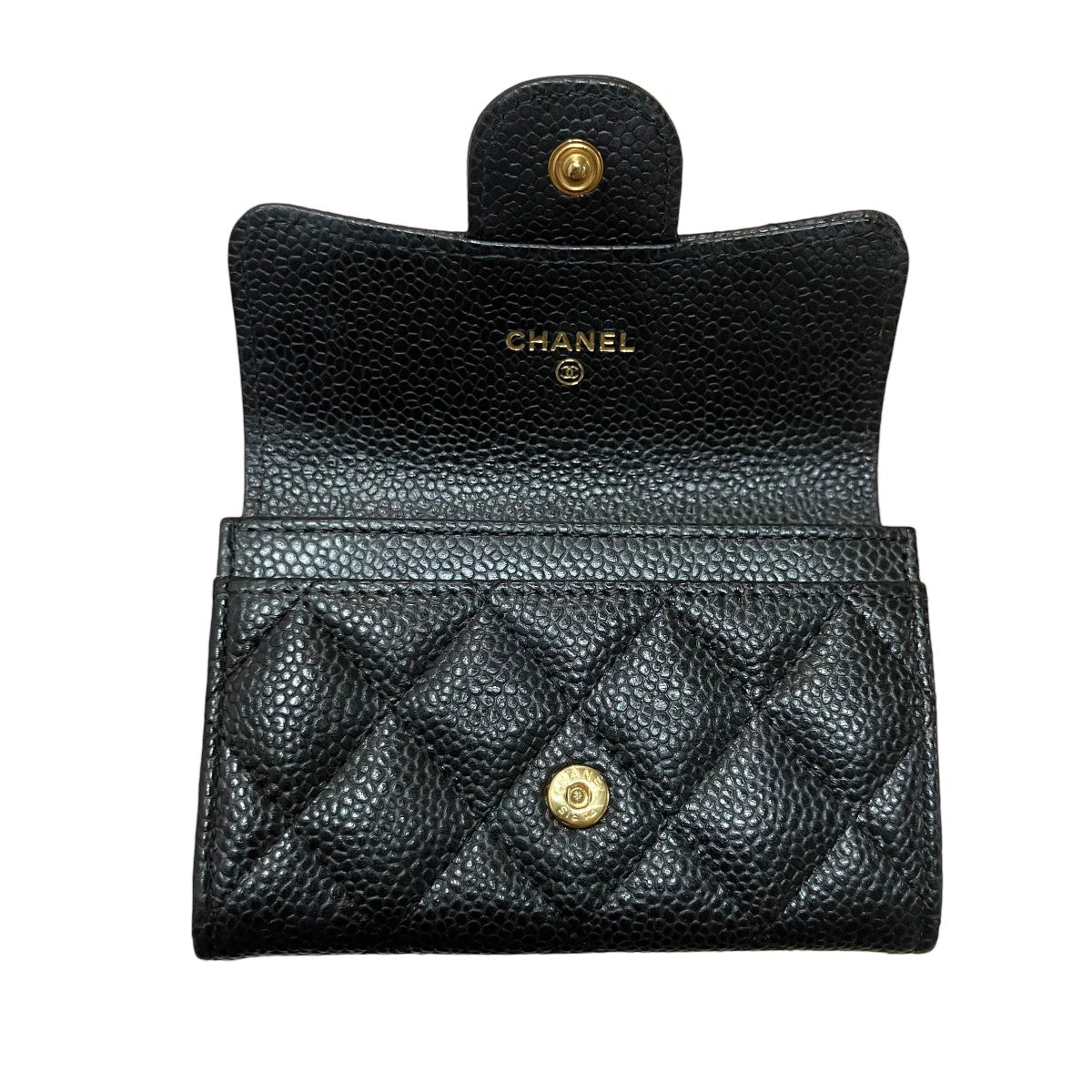 CHANEL ココマークキャビアスキンカードケース 古着・中古-5枚目のアイテム画像
