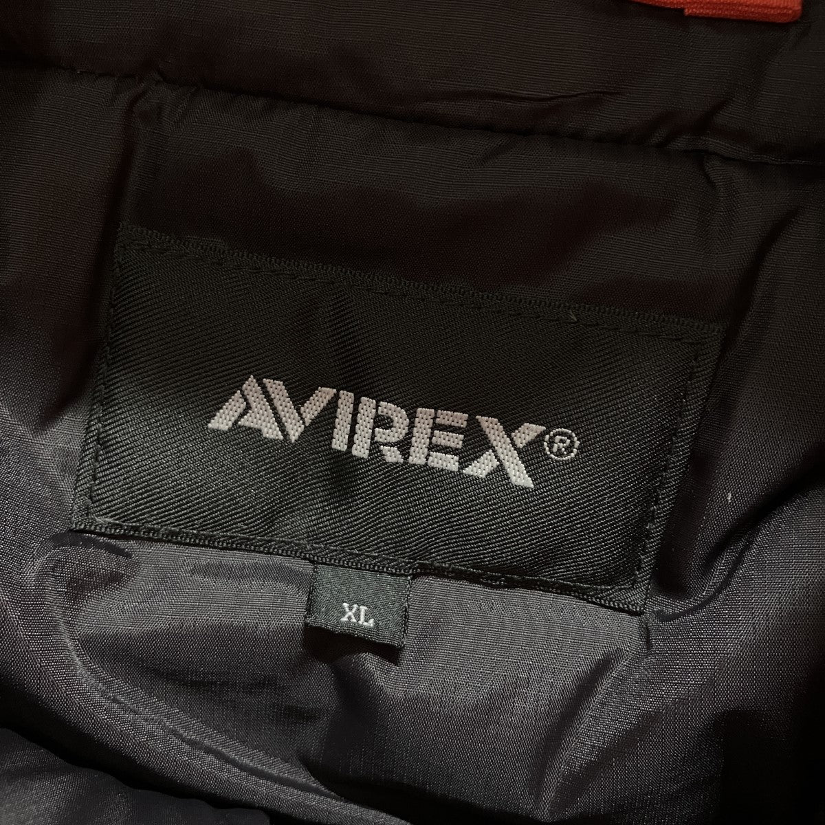 AVIREX フーデッドダウンジャケット 古着・中古-5枚目のアイテム画像
