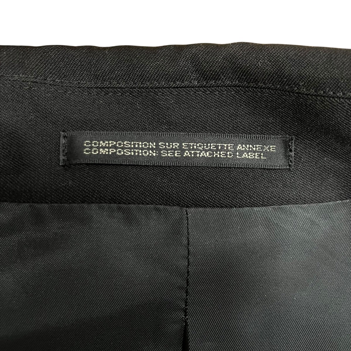 Yohji Yamamoto pour homme シワギャバスタンドカラー テーラードジャケット 古着・中古-5枚目のアイテム画像