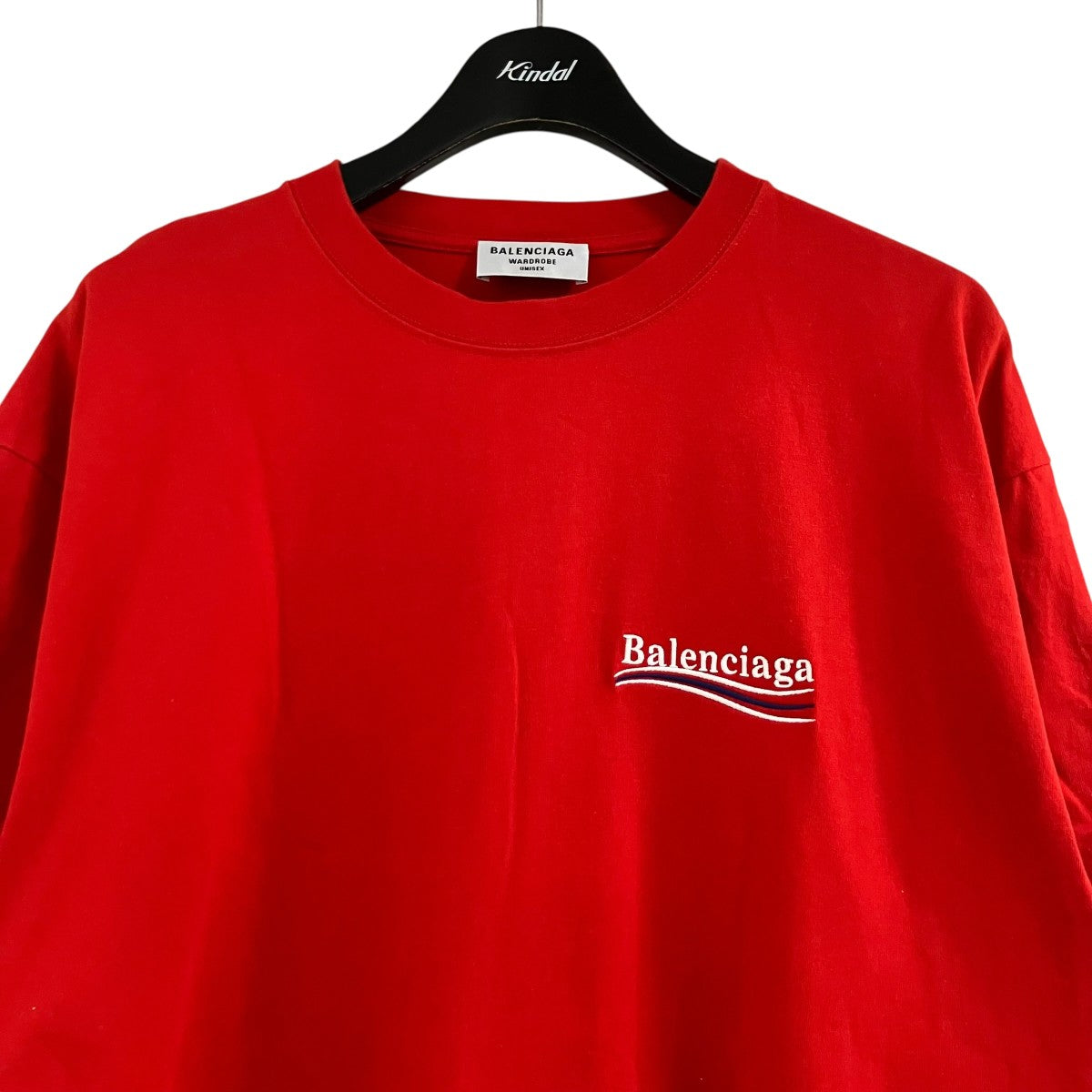 BALENCIAGA キャンペーンロゴエンブロイダリーTシャツ 古着・中古-2枚目のアイテム画像