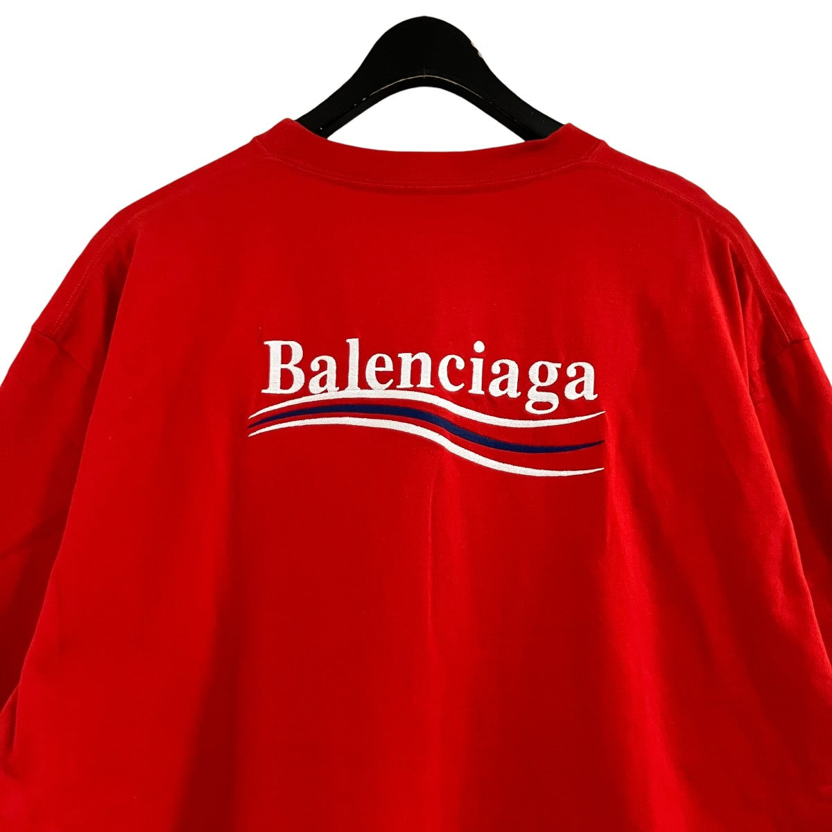 BALENCIAGA キャンペーンロゴエンブロイダリーTシャツ 古着・中古-4枚目のアイテム画像