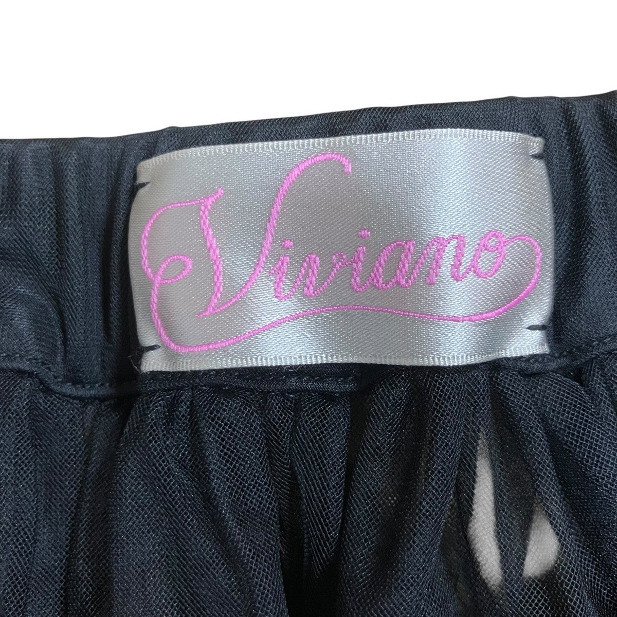 VIVIANO レースシアーロングスカート 古着・中古-5枚目のアイテム画像
