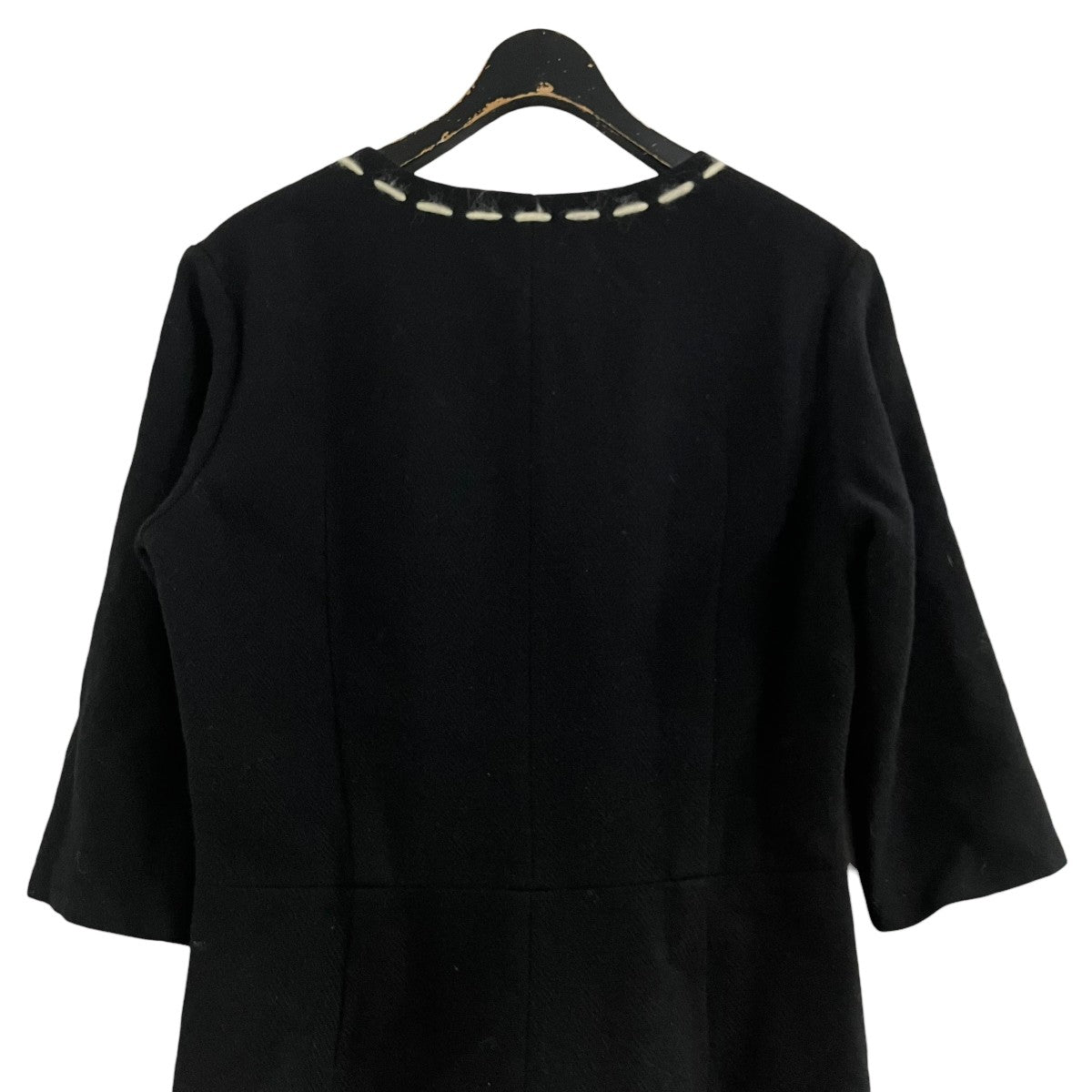tricot COMME des GARCONS ステッチデザインウールワンピース 古着・中古-4枚目のアイテム画像