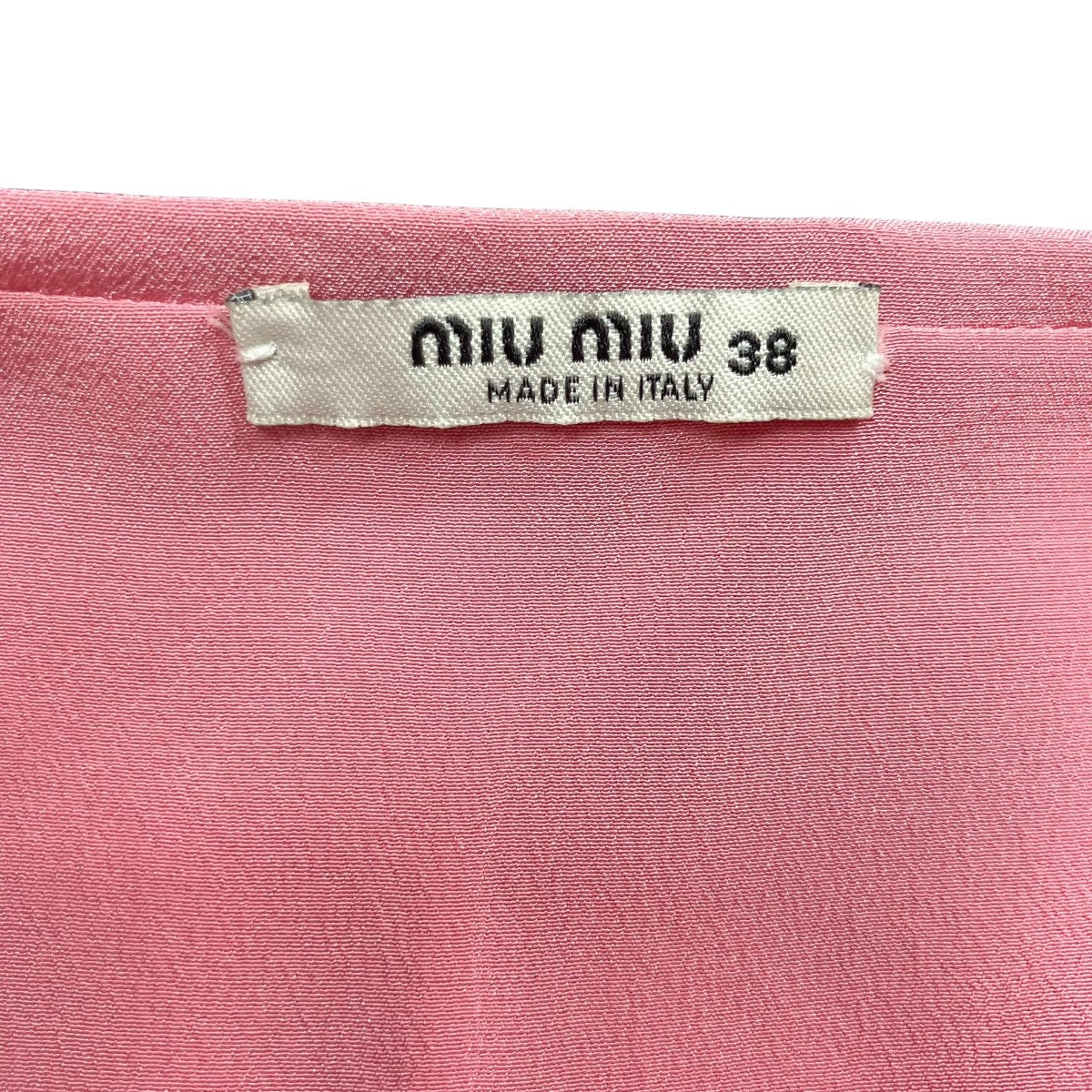 MIU MIU パプスリーブシルクワンピース 古着・中古-5枚目のアイテム画像