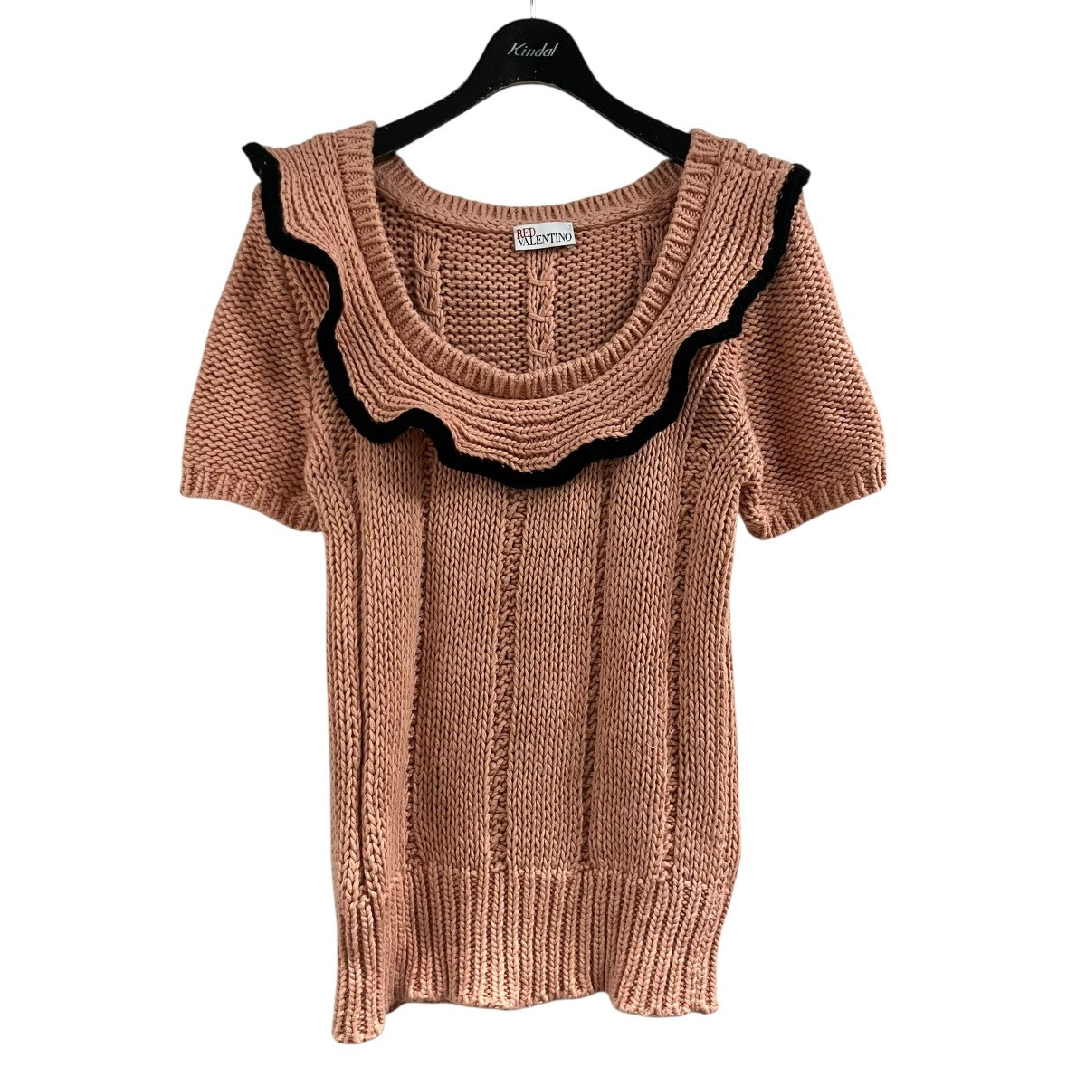 RED VALENTINO フリルニットブラウス 古着・中古-1枚目のアイテム画像