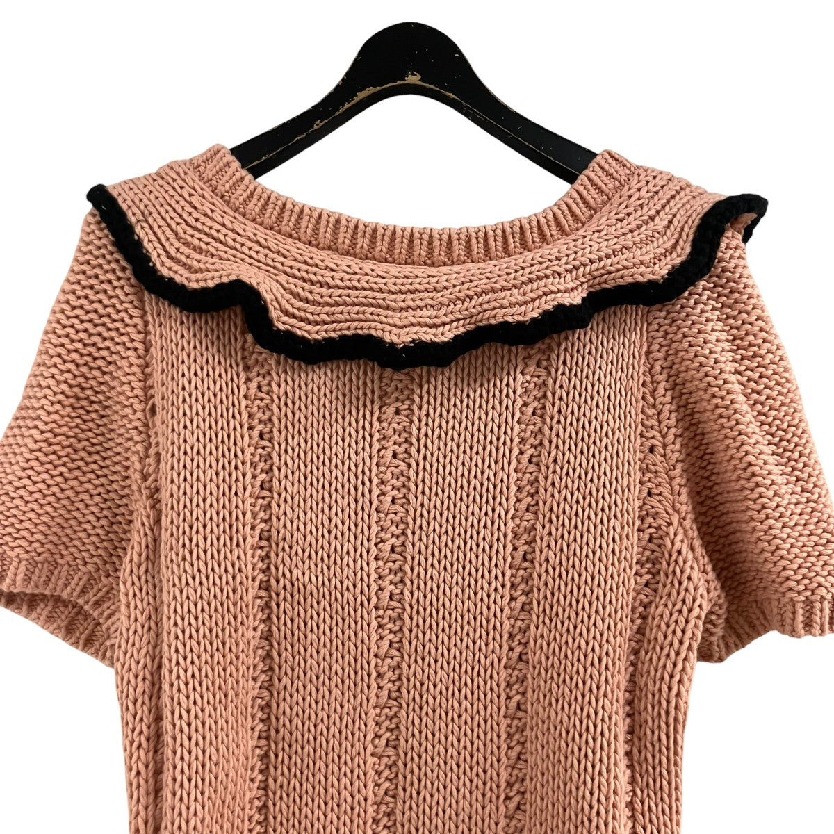RED VALENTINO フリルニットブラウス 古着・中古-4枚目のアイテム画像