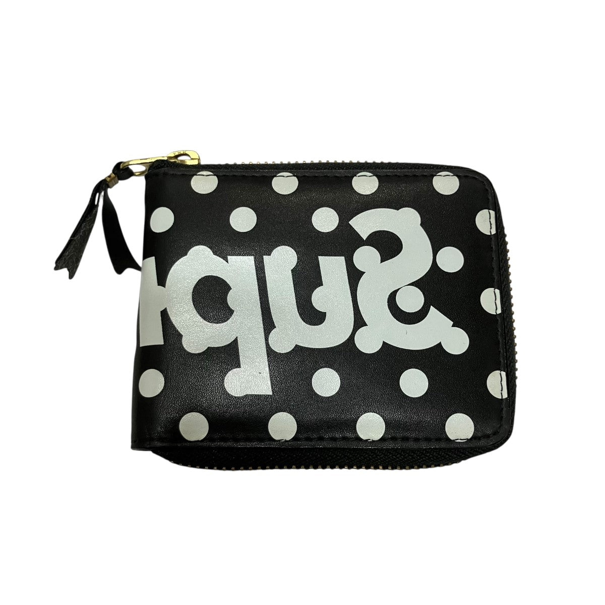 Supreme×COMME des GARCONS SHIRT ミラーロゴレザードットウォレット 古着・中古-2枚目のアイテム画像