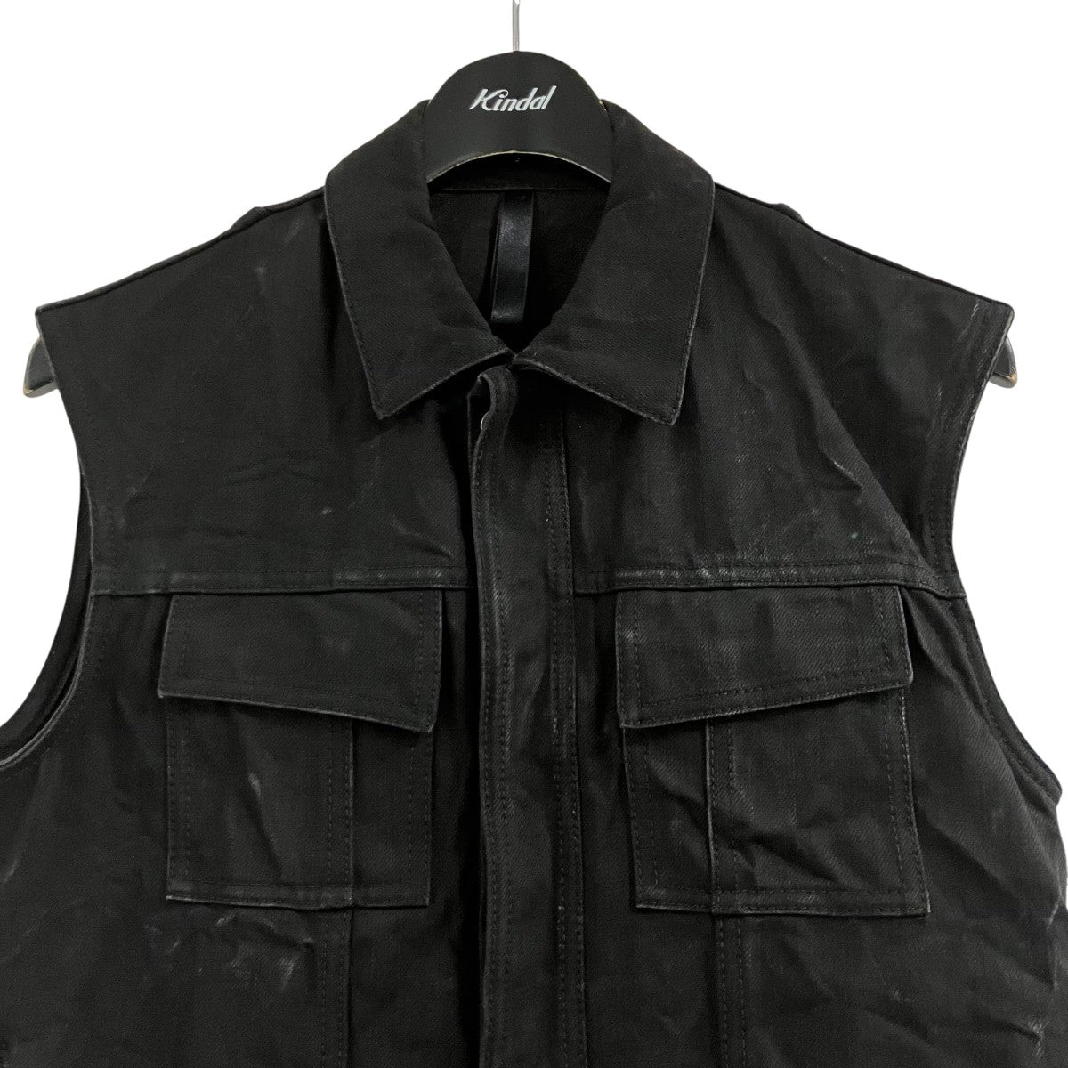 BALENCIAGA デニムベスト ノースリーブジャケット 古着・中古-2枚目のアイテム画像