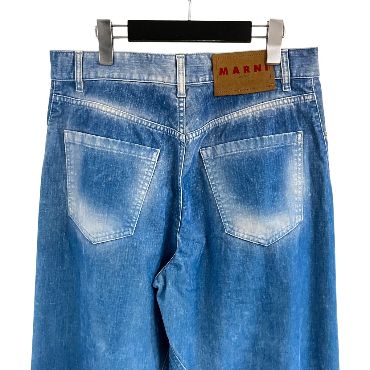 MARNI ガーメントダイフロックドデニムトラウザーズ パンツ 古着・中古-5枚目のアイテム画像