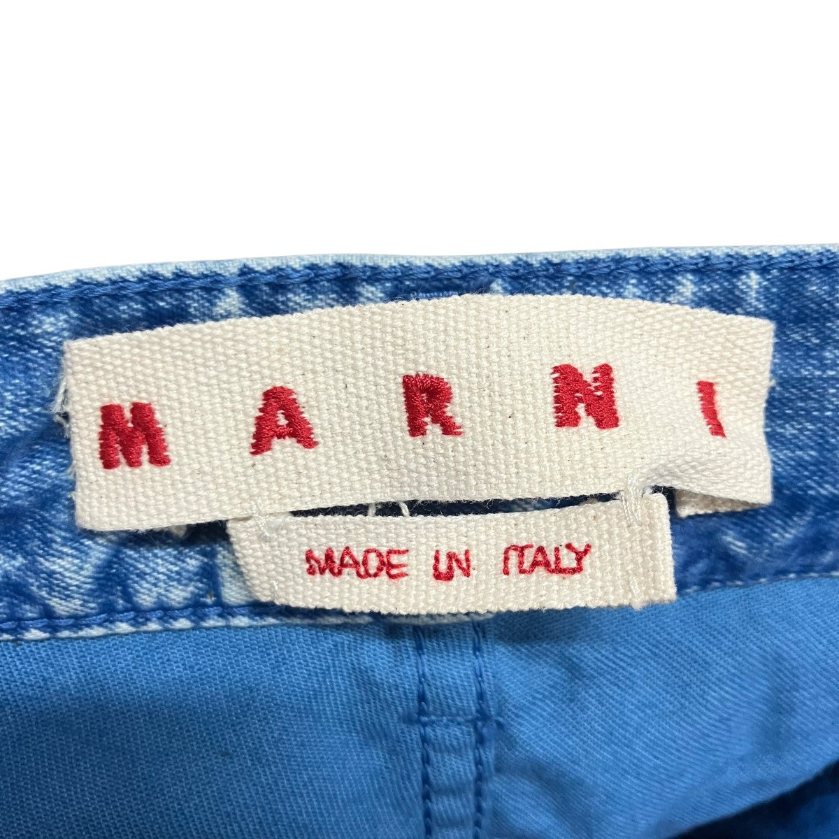 MARNI ガーメントダイフロックドデニムトラウザーズ パンツ 古着・中古-6枚目のアイテム画像