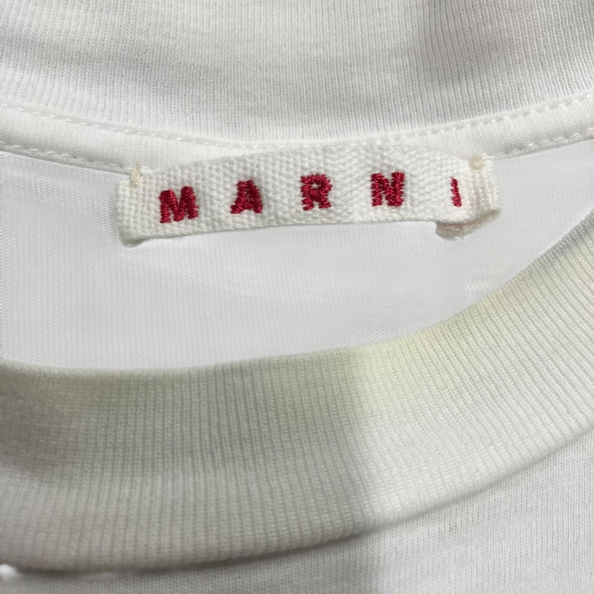 MARNI ネックロゴステッチTシャツ 古着・中古-7枚目のアイテム画像