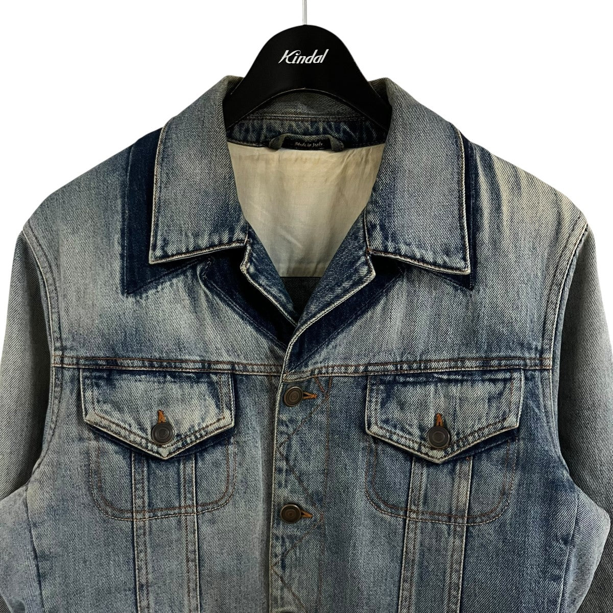 MAISON MARGIELA 10 フェード加工デニムジャケット 古着・中古-2枚目のアイテム画像